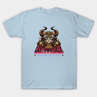 Taurus Cat Knight - Zodiac Astrology Warrior T-Shirt